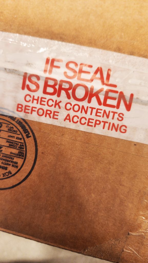 THCA Packaging Seal